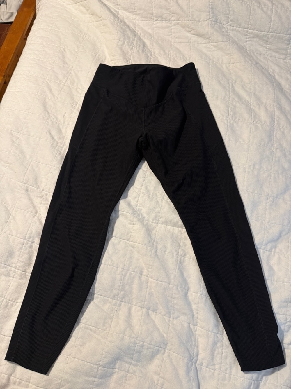 Old Navy Active Black Ribbed Leggings